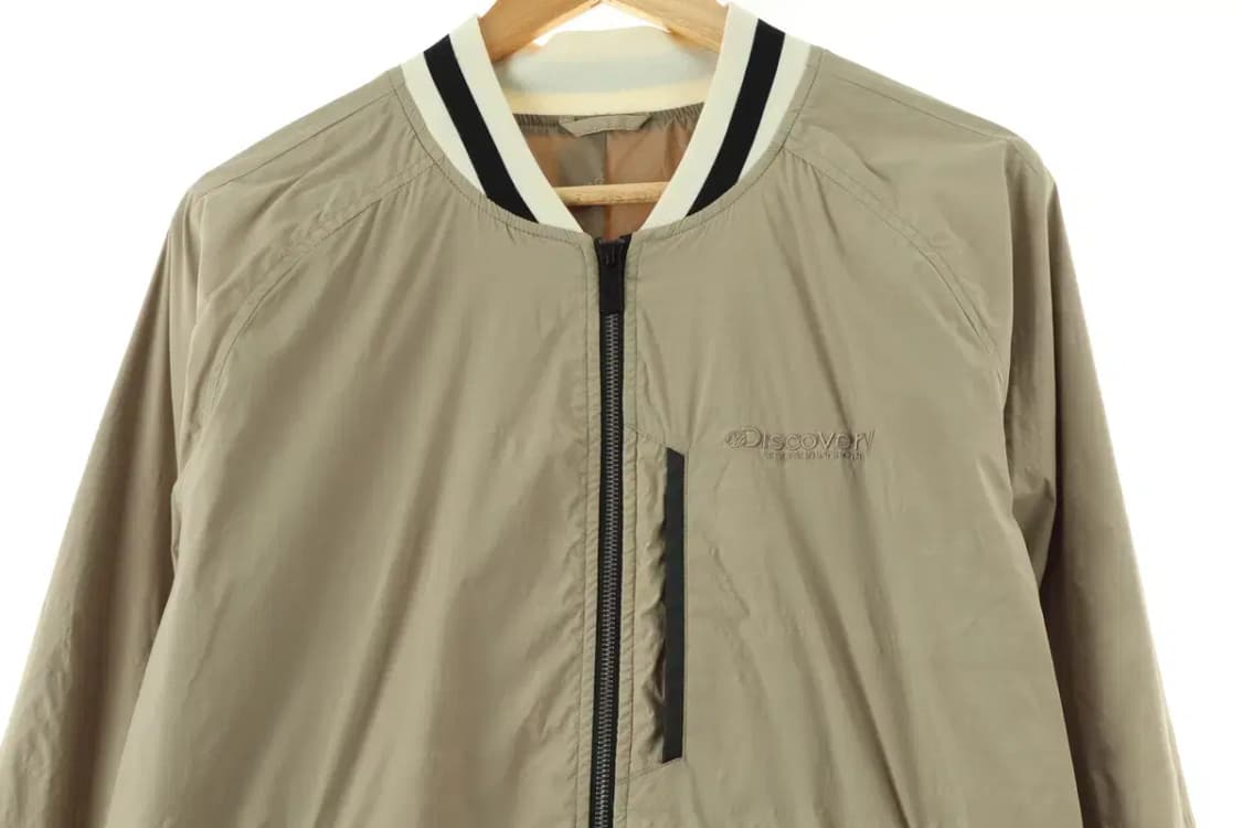 (XL) 디스커버리 집업 바람막이 점퍼자켓 경량 베이지-15DA4 상품이미지4