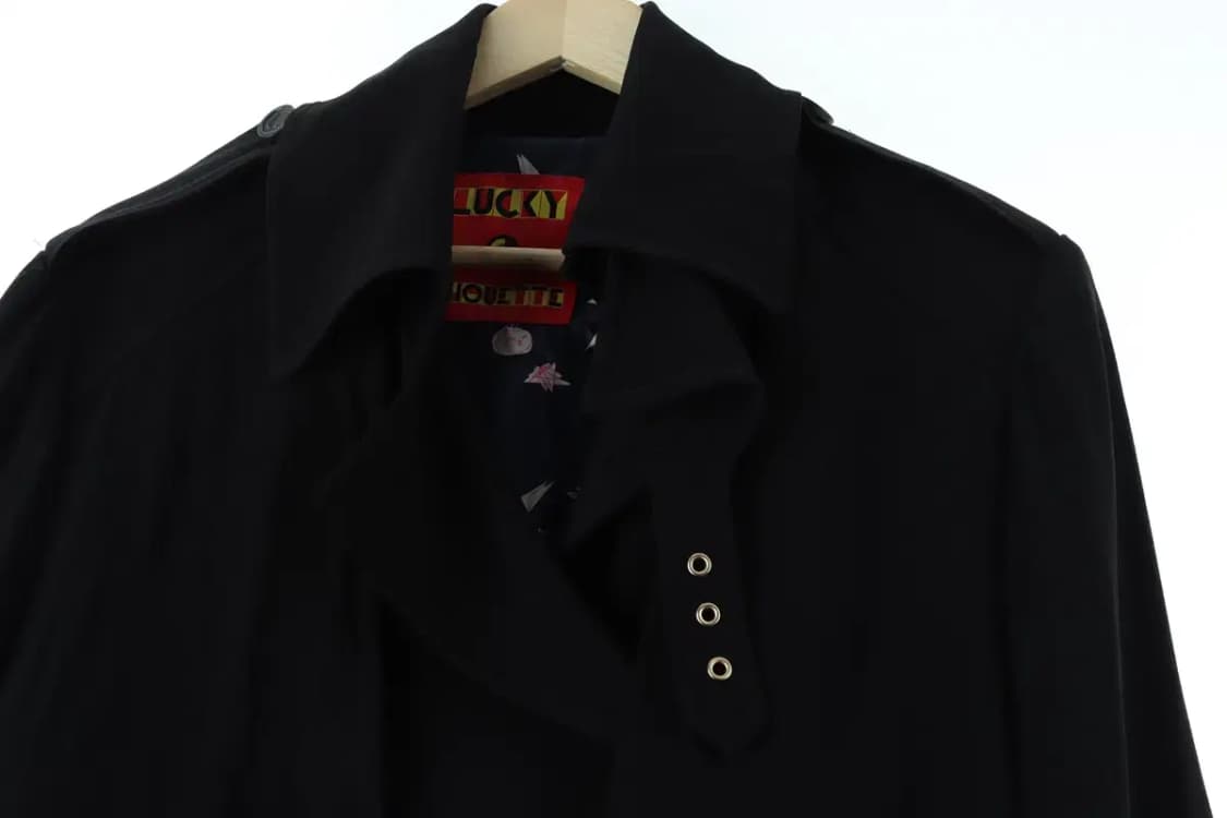 W(F) 럭키슈에뜨 코트자켓 트렌치 블랙 한정판-15DA7 상품이미지10