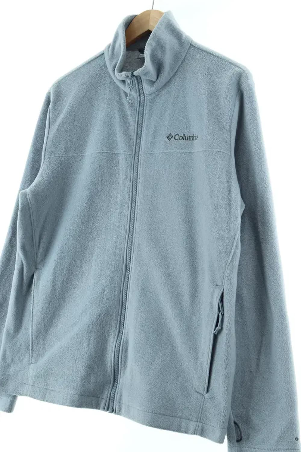 (L) 컬럼비아 집업 바람막이 점퍼자켓 후리스 플리스 연하늘-15DAC 상품이미지1