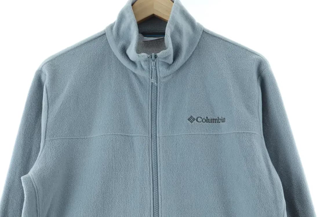 (L) 컬럼비아 집업 바람막이 점퍼자켓 후리스 플리스 연하늘-15DAC 상품이미지3