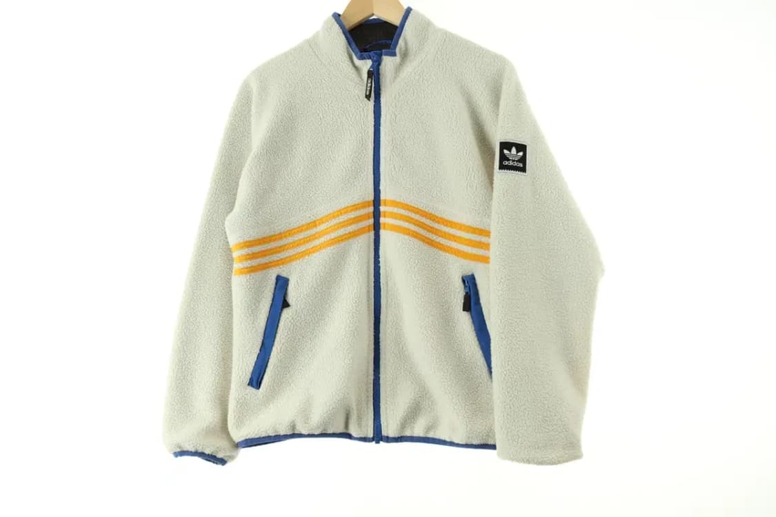 (M-L) 아디다스 집업 바람막이 점퍼자켓 양털 뽀글이 기모-15DB1 상품이미지2