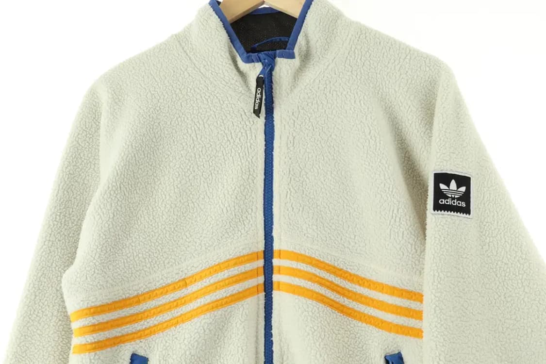 (M-L) 아디다스 집업 바람막이 점퍼자켓 양털 뽀글이 기모-15DB1 상품이미지3