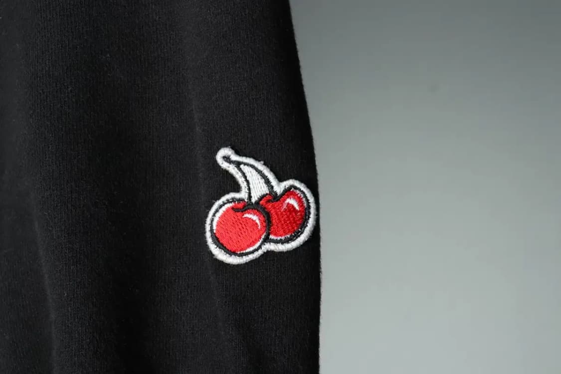 W(S-M) 키르시 맨투맨 티셔츠 빅로고 블랙-15E1B 상품이미지6