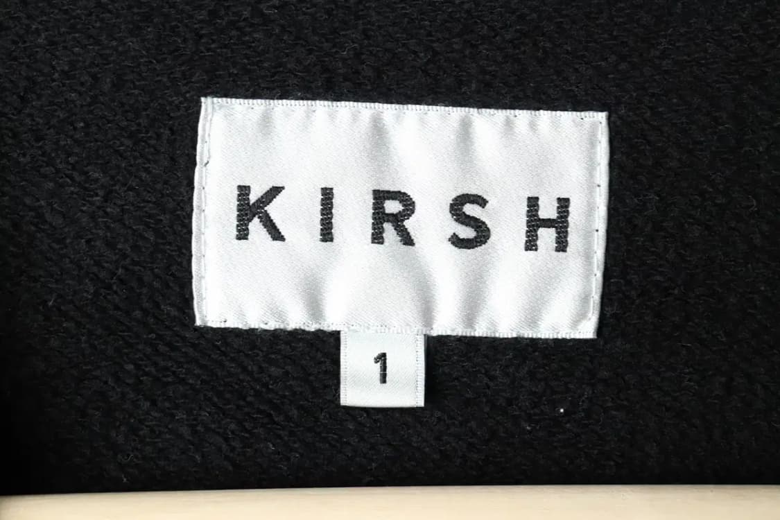 W(S-M) 키르시 맨투맨 티셔츠 빅로고 블랙-15E1B 상품이미지7