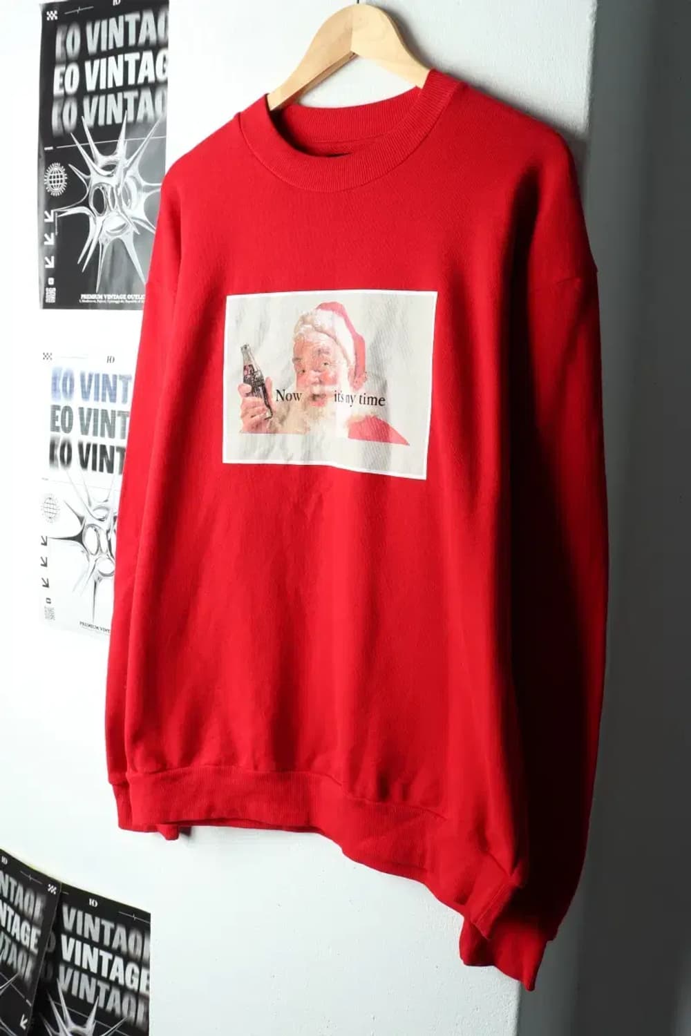 (L-XL) 자라 맨투맨 티셔츠 코카콜라 한정판 레드-15E1D 상품이미지1