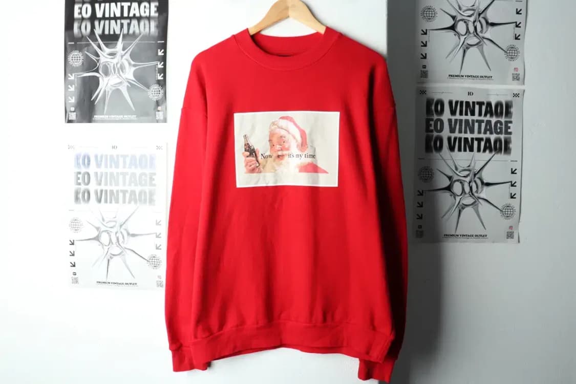 (L-XL) 자라 맨투맨 티셔츠 코카콜라 한정판 레드-15E1D 상품이미지2