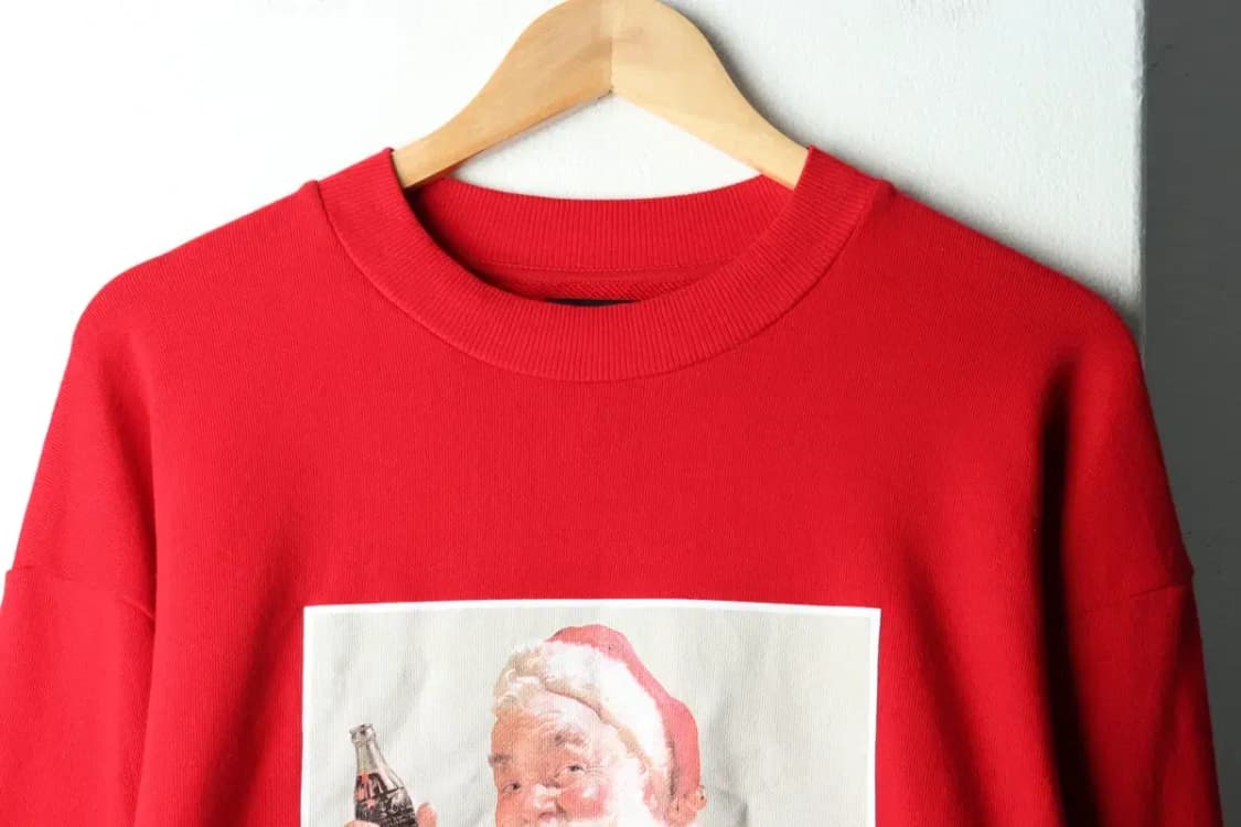 (L-XL) 자라 맨투맨 티셔츠 코카콜라 한정판 레드-15E1D 상품이미지3