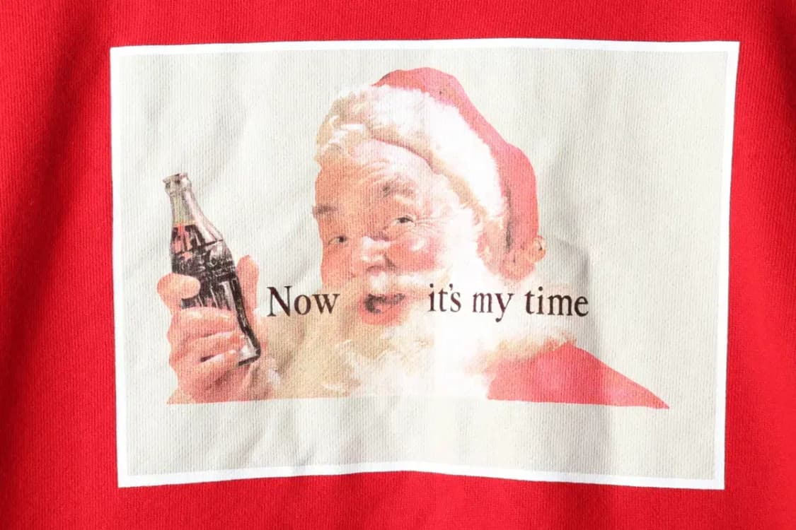 (L-XL) 자라 맨투맨 티셔츠 코카콜라 한정판 레드-15E1D 상품이미지5