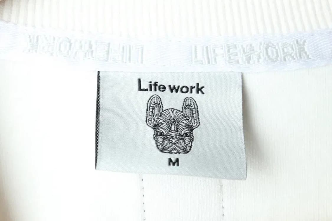 (M-XL) 라이프워크 맨투맨 티셔츠 화이트 포켓 올드스쿨-15E1E 상품이미지8