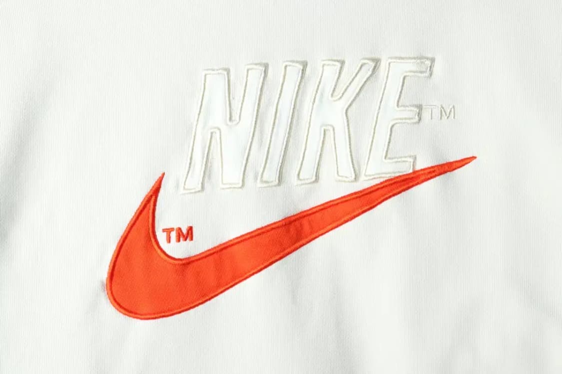(XL) 나이키 맨투맨 티셔츠 빅로고 화이트 올드스쿨-15E22 상품이미지5