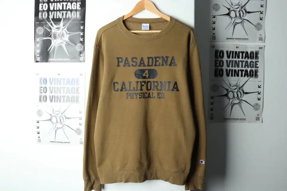 (XL-2XL) 챔피온 맨투맨 티셔츠 피그먼트 브라운 잘익음-15E23 상품이미지2