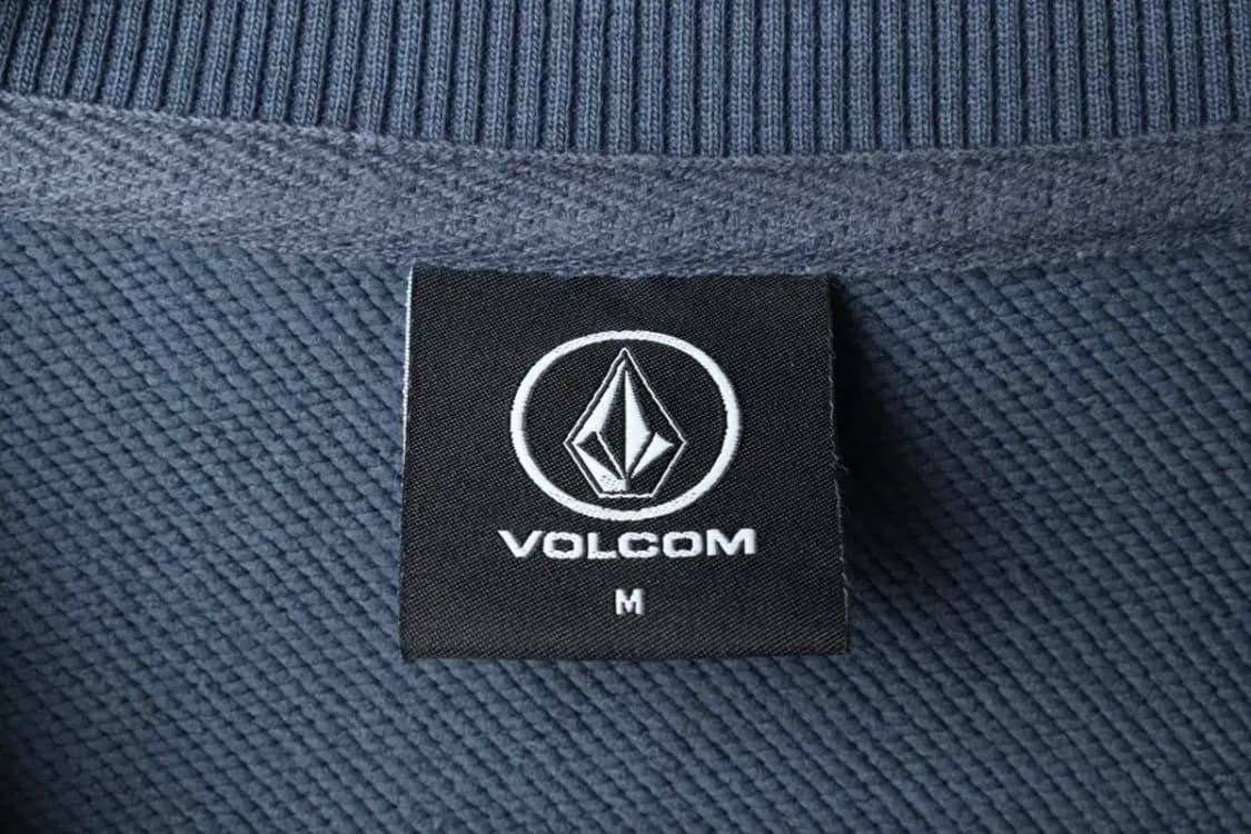 (M-L) 볼컴 맨투맨 티셔츠 네이비 플레임 올드스쿨-15E24 상품이미지6