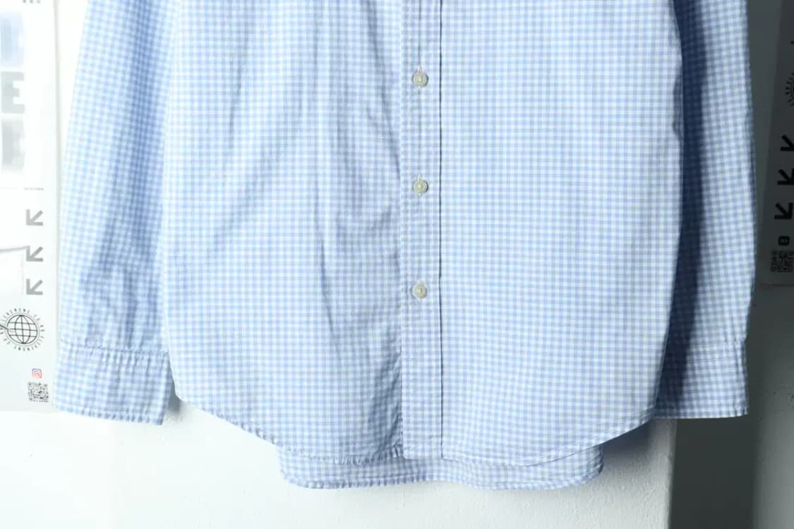 W(S) 폴로 랄프로렌 셔츠 남방 연블루 체크 포니-15E94 상품이미지4