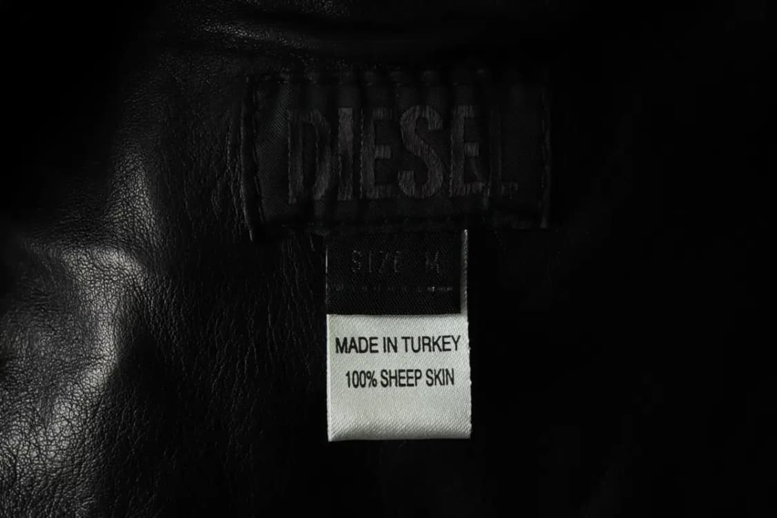 W(M-L) 디젤 집업 바람막이 점퍼자켓 반팔 무스탕 양가죽-15E99 상품이미지6