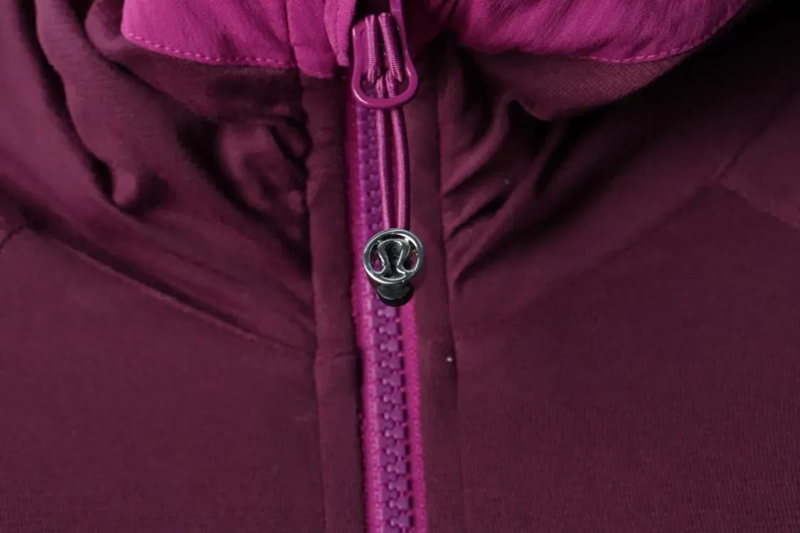 W(F) 룰루레몬 집업 바람막이 점퍼자켓 버건디 스쿠버 풀집-15E9B 상품이미지7