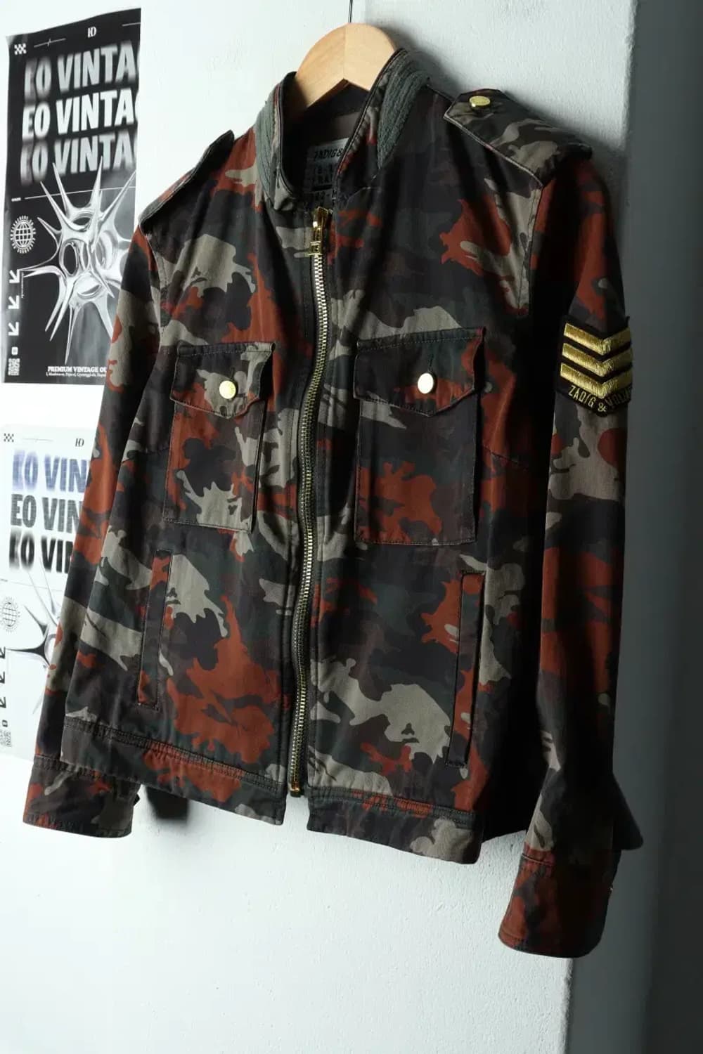 W(F) 브랜드빈티지 집업 바람막이 점퍼자켓 쟈딕앤볼테르-15E9C 상품이미지1