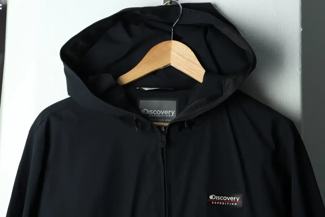 (L-XL) 디스커버리 집업 바람막이 점퍼자켓 블랙 올드스쿨-15E9D 상품이미지3