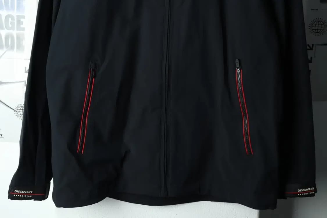 (L-XL) 디스커버리 집업 바람막이 점퍼자켓 블랙 올드스쿨-15E9D 상품이미지4