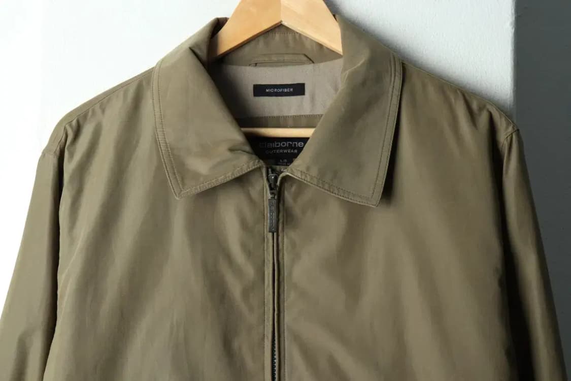 (L-XL) 브랜드빈티지 집업 바람막이 점퍼자켓 해링턴 카키-15EA0 상품이미지3