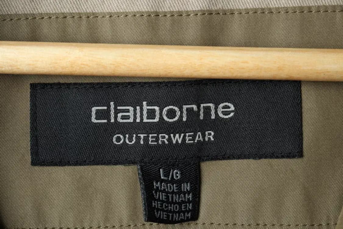 (L-XL) 브랜드빈티지 집업 바람막이 점퍼자켓 해링턴 카키-15EA0 상품이미지5