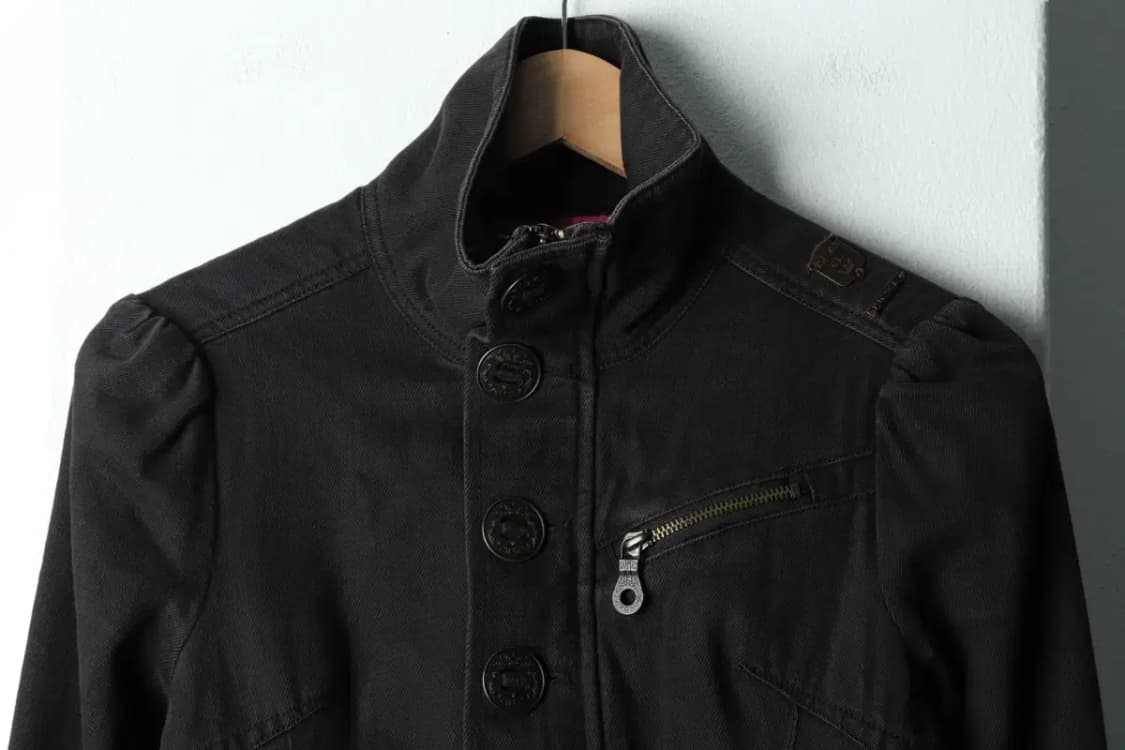 W(S-M) 디젤 집업 바람막이 점퍼자켓 블랙 라이더 한정-15EA1 상품이미지3