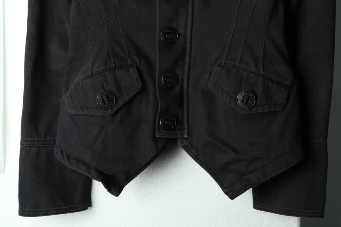 W(S-M) 디젤 집업 바람막이 점퍼자켓 블랙 라이더 한정-15EA1 상품이미지4