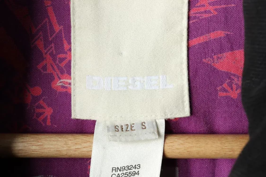 W(S-M) 디젤 집업 바람막이 점퍼자켓 블랙 라이더 한정-15EA1 상품이미지7