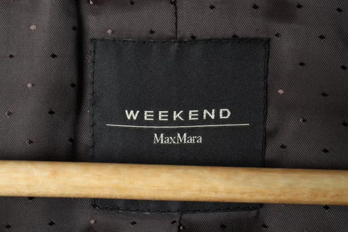 W(L-XL) 막스마라 집업 바람막이 점퍼자켓 브라운 레더-15EA2 상품이미지6