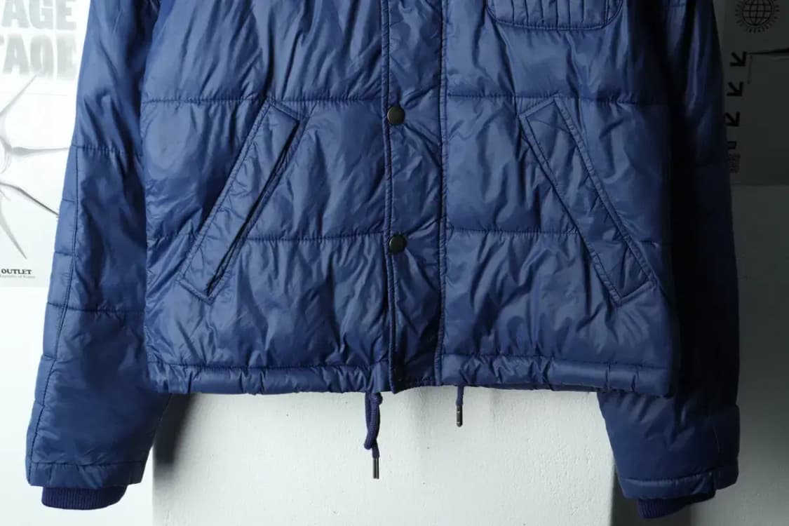 (L-XL) 디젤 패딩 점퍼자켓 블루 포켓 올드스쿨-15EA3 상품이미지4