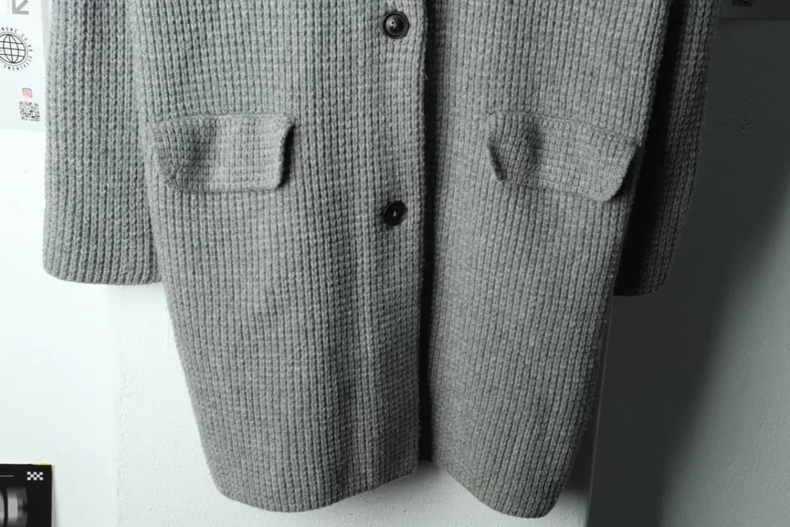 W(F) 빈폴 코트자켓 캐시미어 그레이 와플 니트-15EA6 상품이미지4