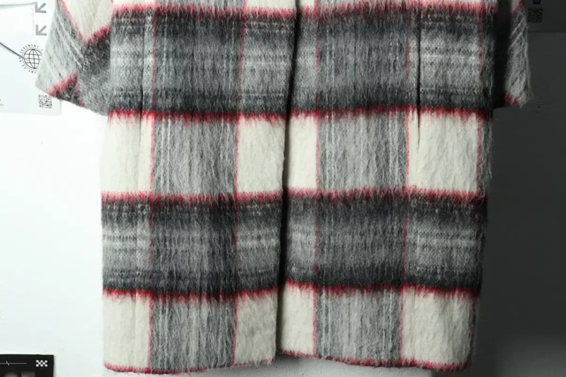 W(M) 커스텀멜로우 코트자켓 모헤어 체크 컬러믹스-15EAB 상품이미지4