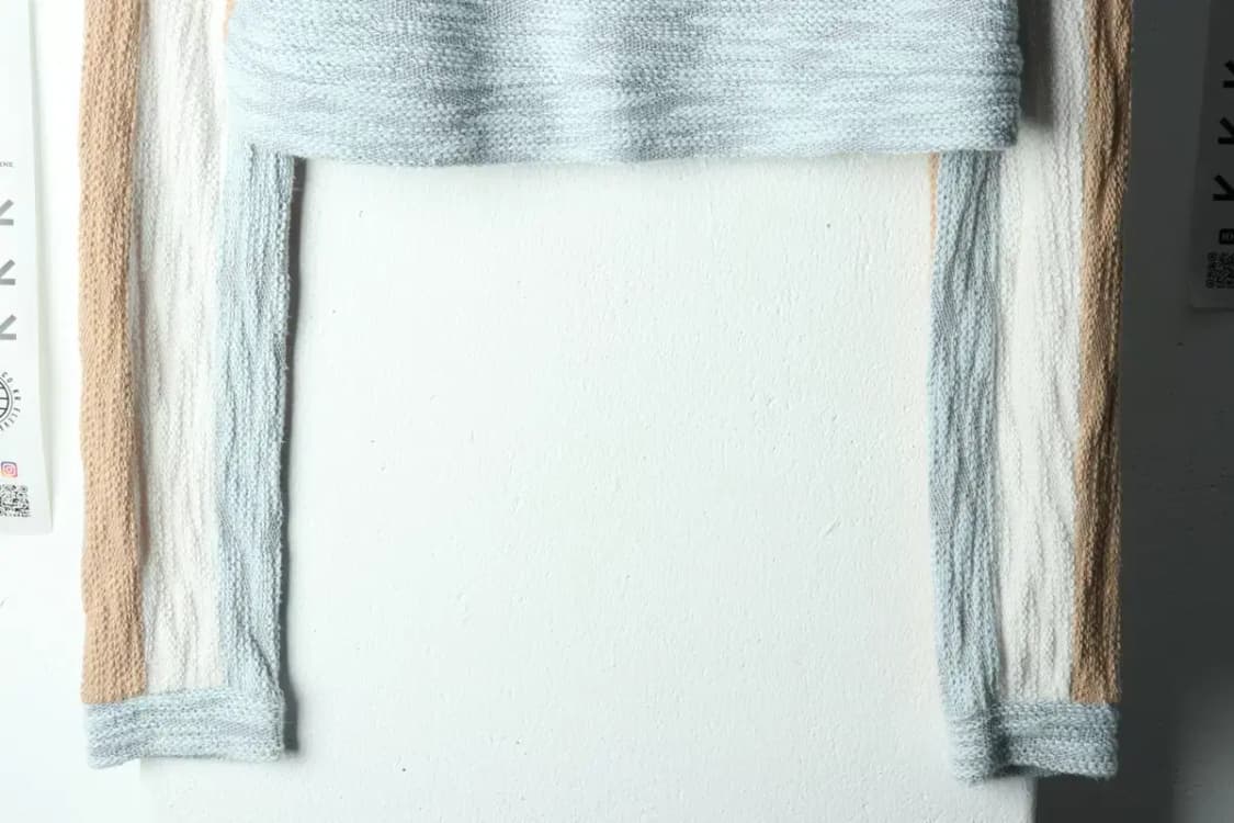 W(F) 마뗑킴 니트 연블루 크롭-15EAC 상품이미지4