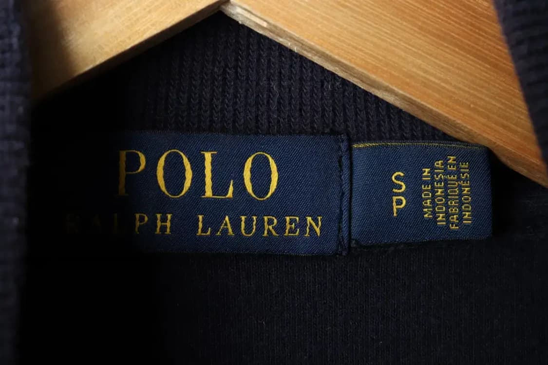 (S-M) 폴로 랄프로렌 니트 작은데미지 사용감 반집업 포니-15EB0 상품이미지7
