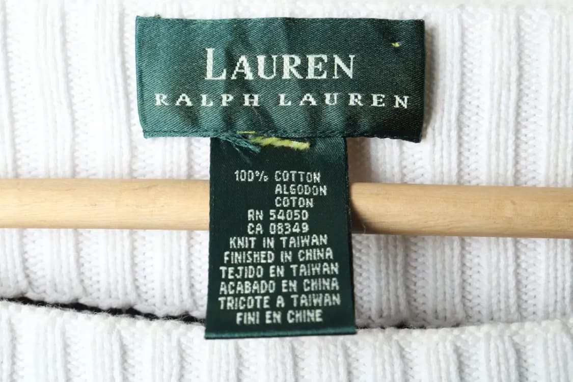 W(XL) 폴로 랄프로렌 니트 와이드넥 스트라이프 범고래-15EB1 상품이미지7