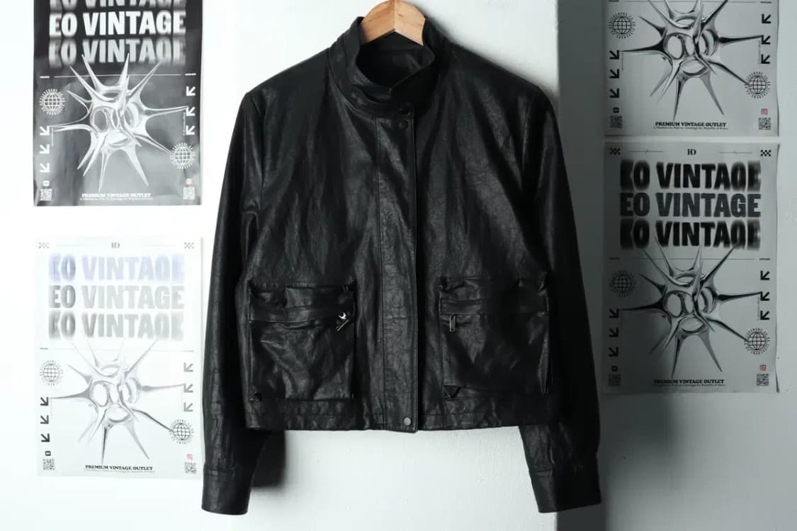 W(M) 오조크 집업 바람막이 점퍼자켓 레더 블랙 신상-15EB5 상품이미지2