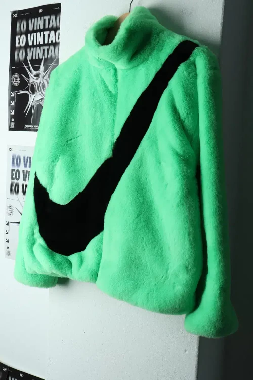 W(S) 나이키 집업 바람막이 점퍼자켓 빅스우시 연그린 퍼-15EB7 상품이미지1