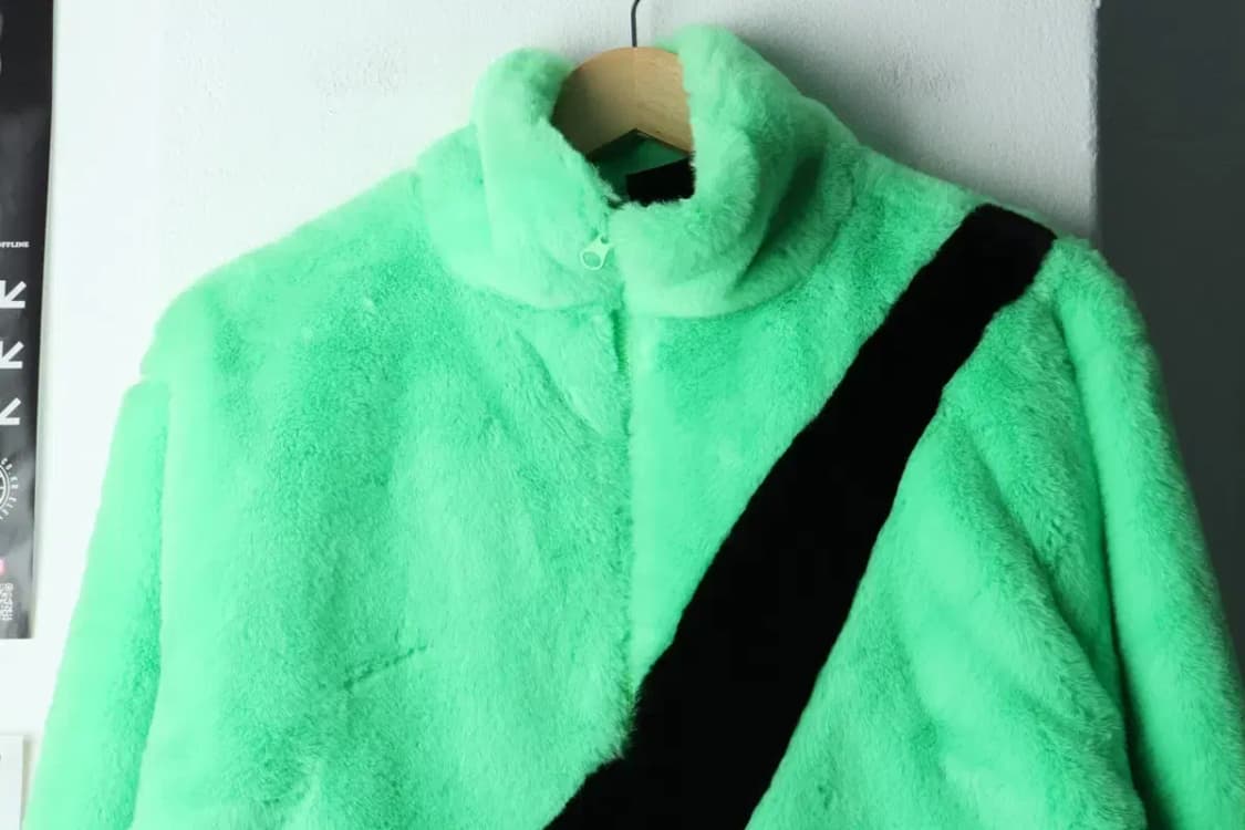 W(S) 나이키 집업 바람막이 점퍼자켓 빅스우시 연그린 퍼-15EB7 상품이미지3