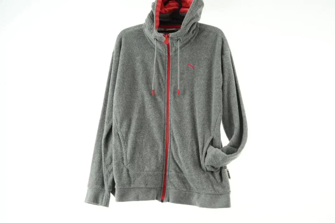 W(XL) 퓨마 집업 바람막이 점퍼자켓 트렌드 타월 부클-15F31 상품이미지2