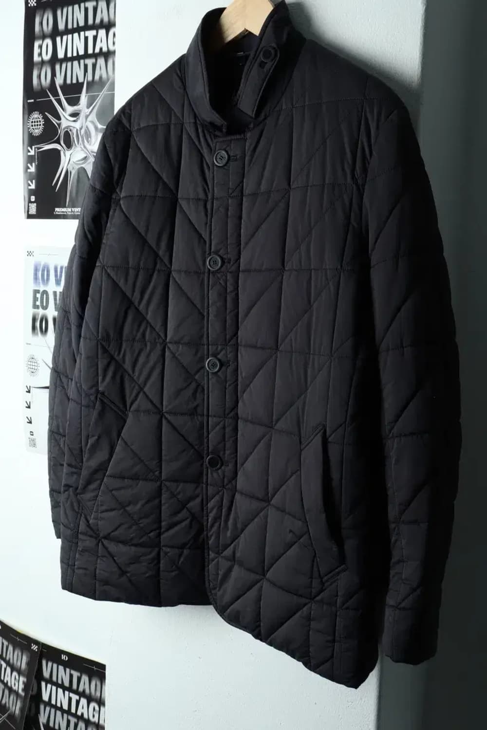 (L) 닥스 패딩 점퍼자켓 퀄팅 네이비 롱-15F32 상품이미지1