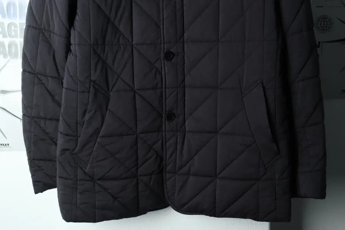 (L) 닥스 패딩 점퍼자켓 퀄팅 네이비 롱-15F32 상품이미지4