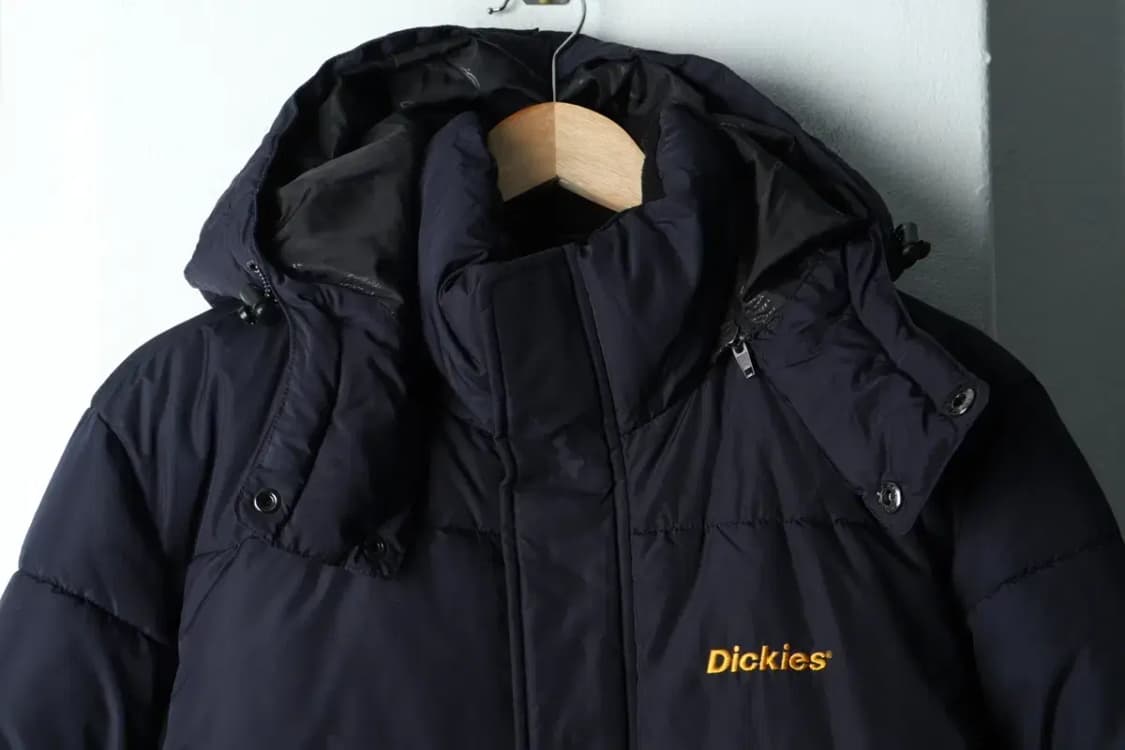 (L-XL) 디키즈 패딩 점퍼자켓 네이비 올드스쿨-15F34 상품이미지3