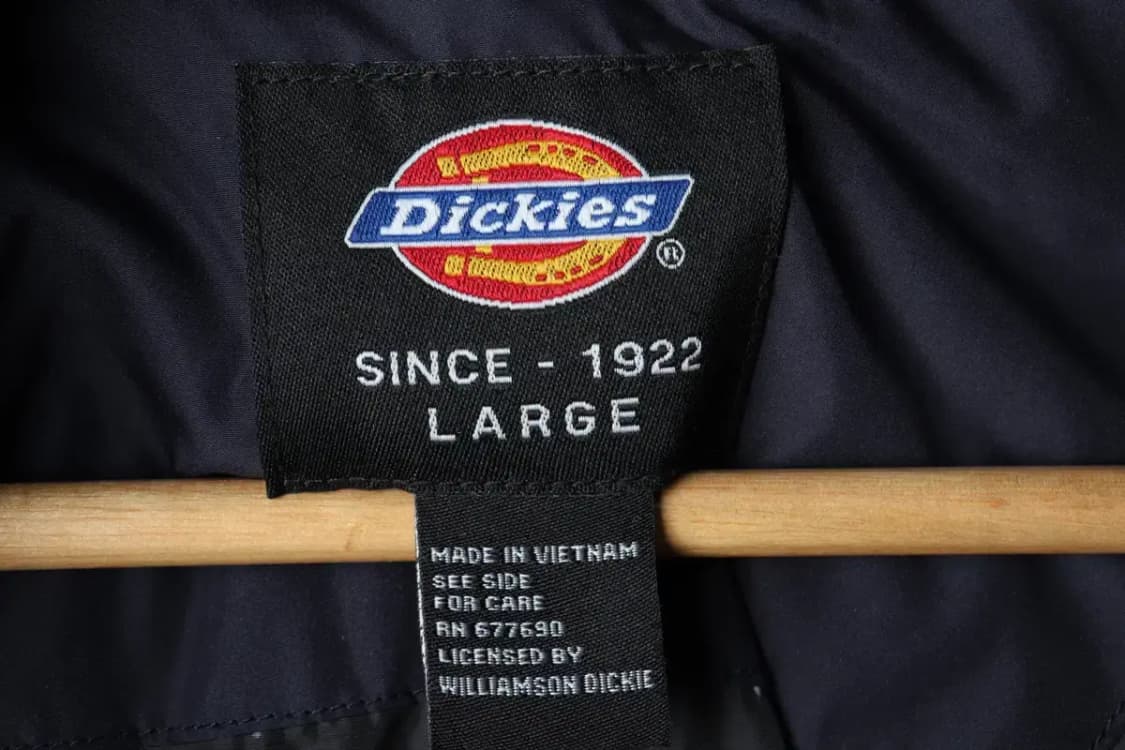 (L-XL) 디키즈 패딩 점퍼자켓 네이비 올드스쿨-15F34 상품이미지7