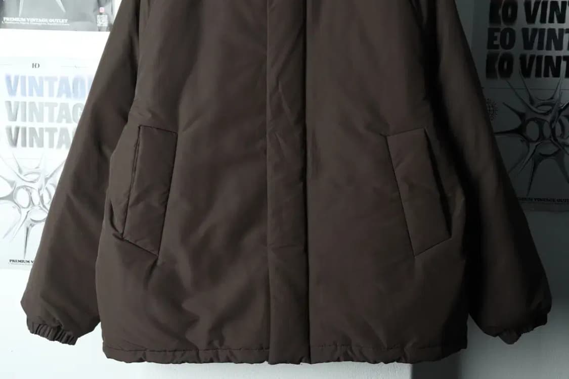 (L-XL) 셔터 패딩 점퍼자켓 새상품 신슐레이트 놈코어-15F35 상품이미지4