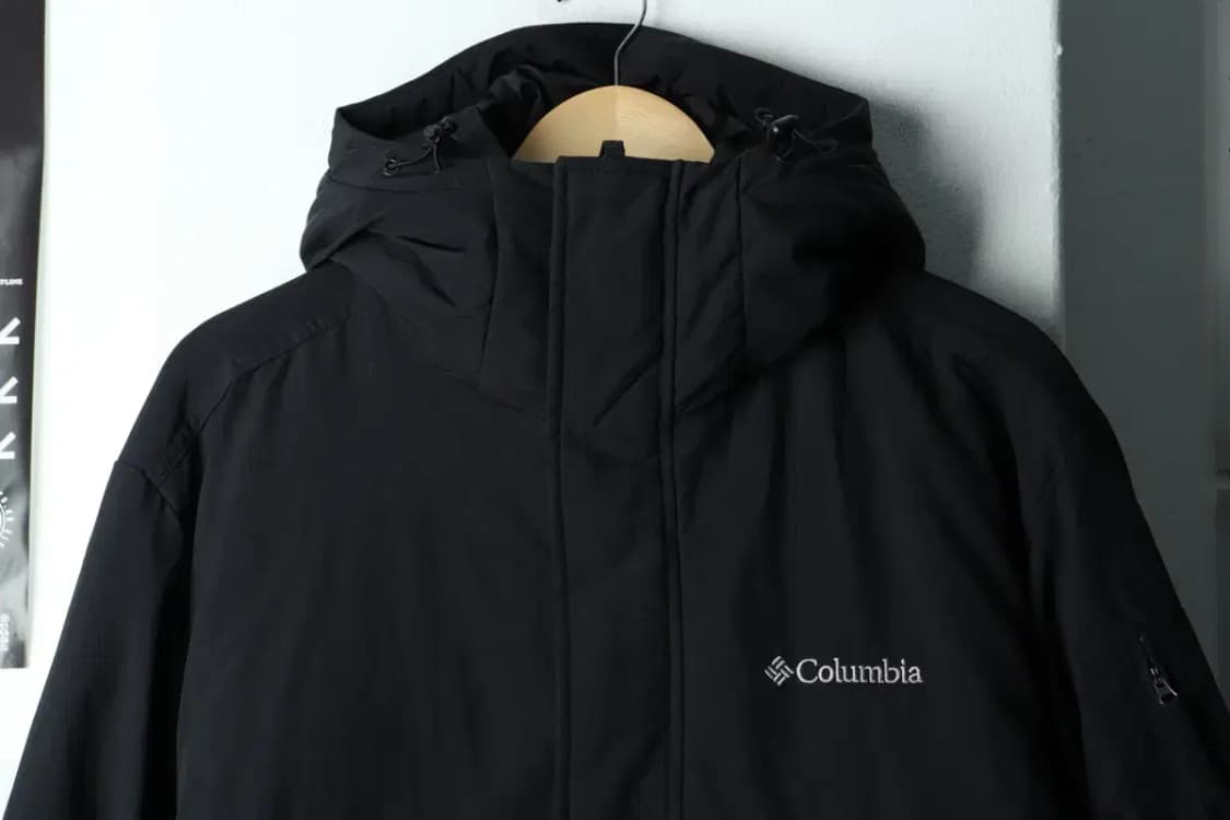 (2XL) 컬럼비아 패딩 점퍼자켓 빅사이즈 네이비 롱-15F36 상품이미지3