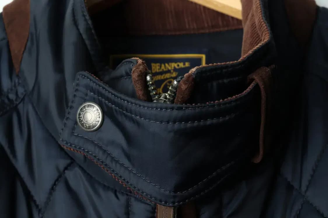 (L) 빈폴 패딩 점퍼자켓 퀄팅 네이비 누빔-15F38 상품이미지6