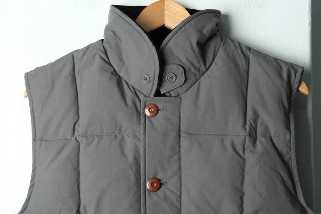 (L-XL) 커버낫 패딩 점퍼자켓 조끼 덕다운 그레이-15F39 상품이미지3