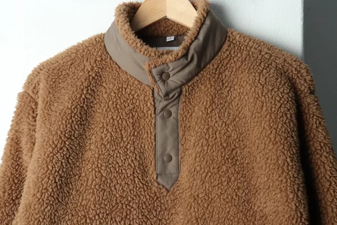 (L-XL) 유니클로 화이트마운티니어링 후리스 플리스 반집업-15F3C 상품이미지2