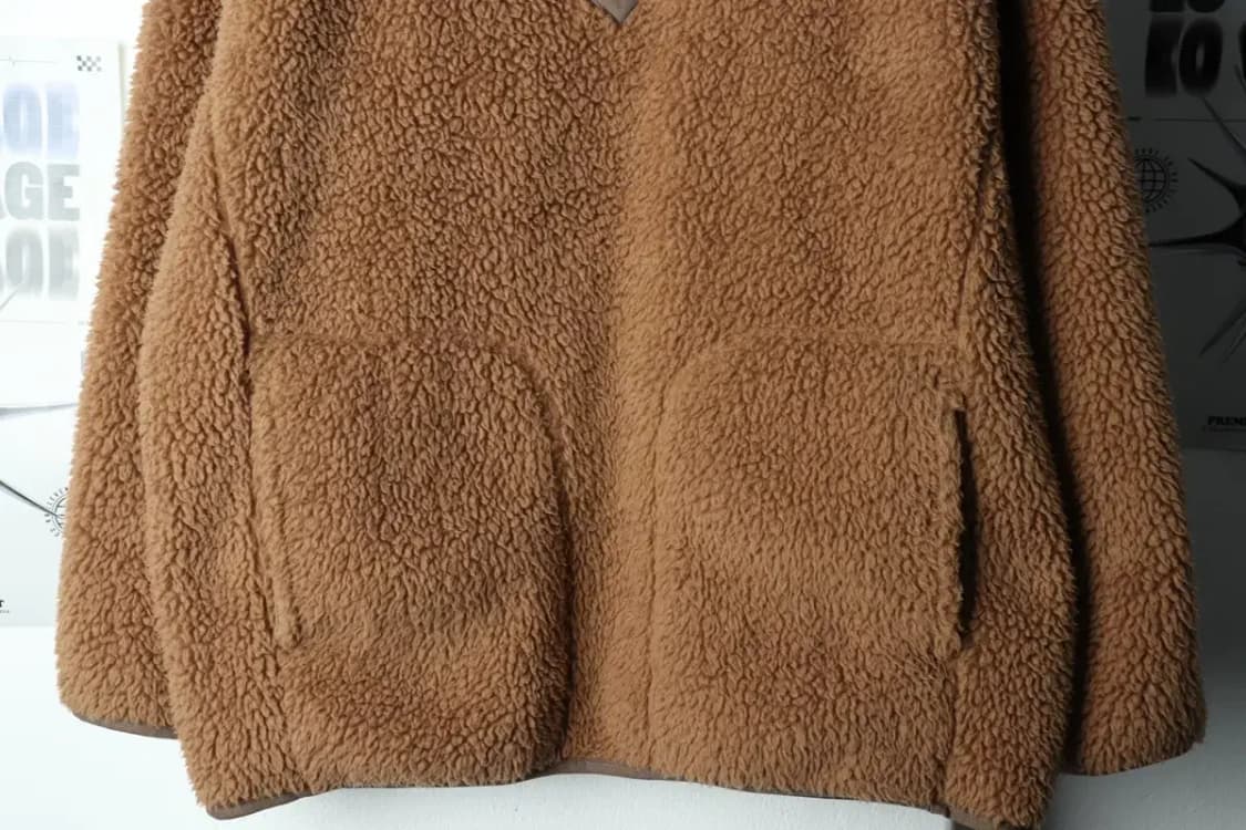 (L-XL) 유니클로 화이트마운티니어링 후리스 플리스 반집업-15F3C 상품이미지3