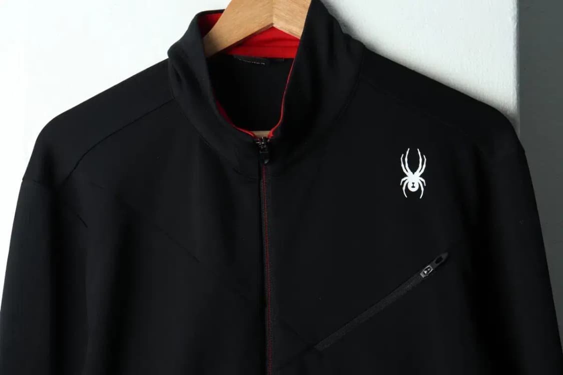 (XL-2XL) 스파이더 집업져지 트랙탑 블랙 올드스쿨-15F3D 상품이미지3