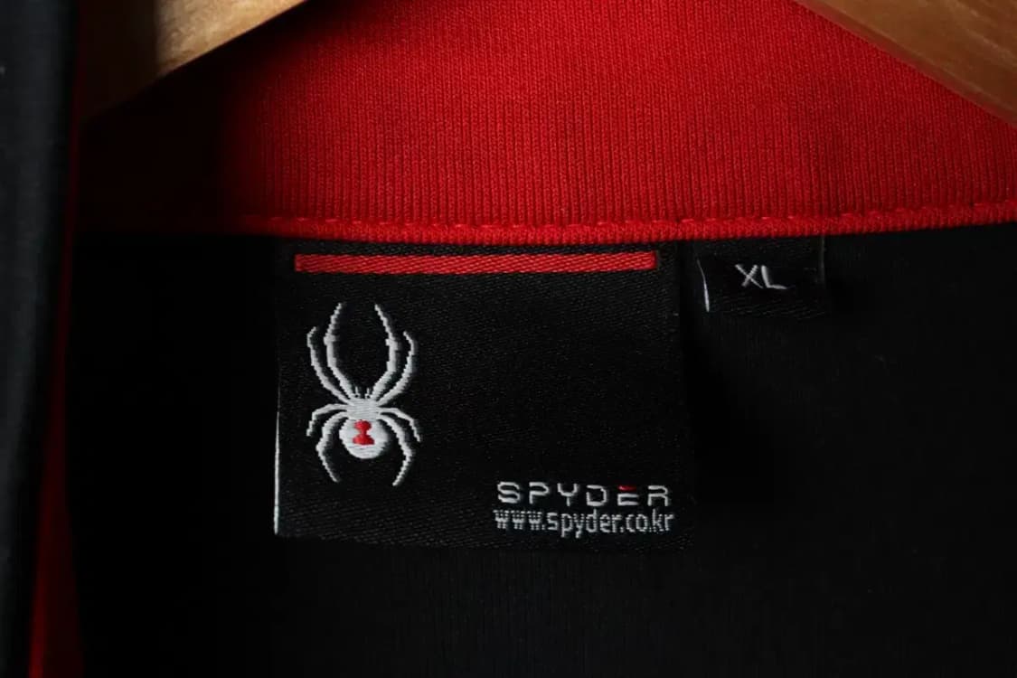 (XL-2XL) 스파이더 집업져지 트랙탑 블랙 올드스쿨-15F3D 상품이미지7
